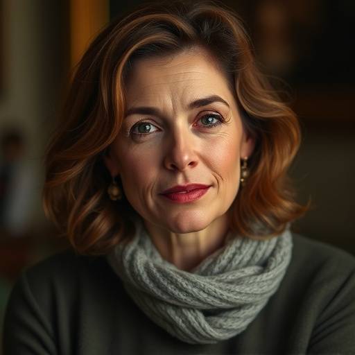 Photo de Camille Moreau lors d'une interview pour un magazine de cinéma.